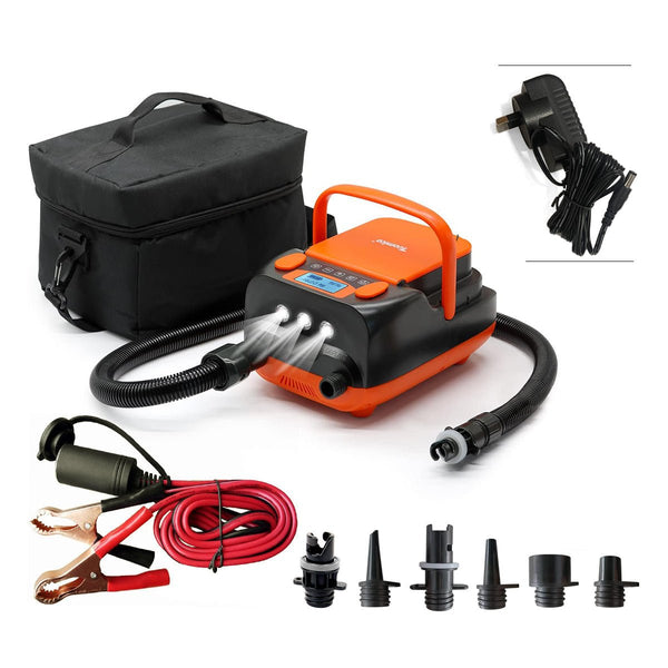 Oz Goodlife Electric & Battery Powered Ht 790 High Pressure Sup Air Pump 12V Dc Paddle Board 16/20Psi Auto Off Paddleboard Pumps