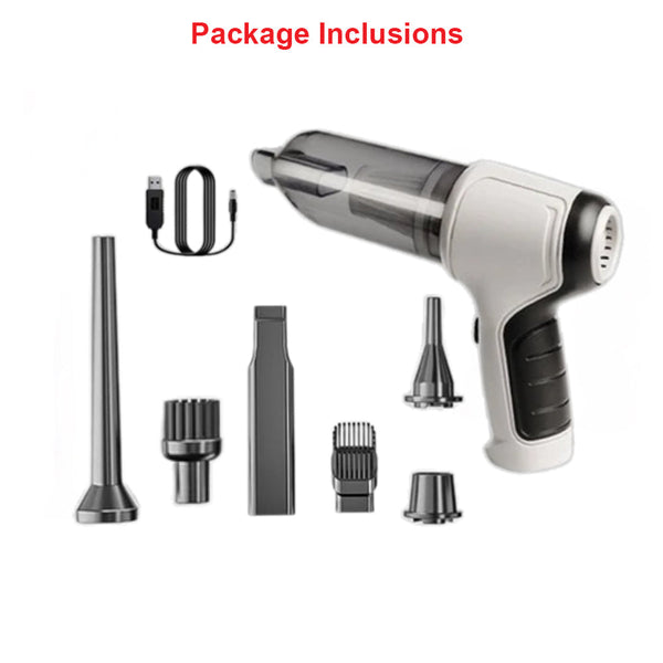 Gray Vacuum Cleaner For Car Dual Use Cordless Design Vacuum Cleaners