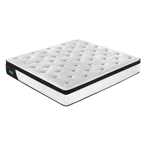 Ever Smile Furniture King Size 30Cm Memoryzone Pocket Spring Mattress Mattresses