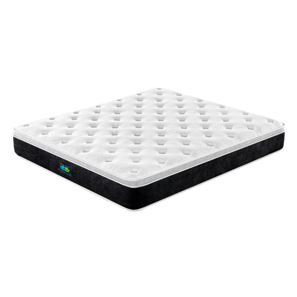 Ever Smile Furniture King Size 30Cm Tencel Latex Soft Pocket Spring Mattress Mattresses