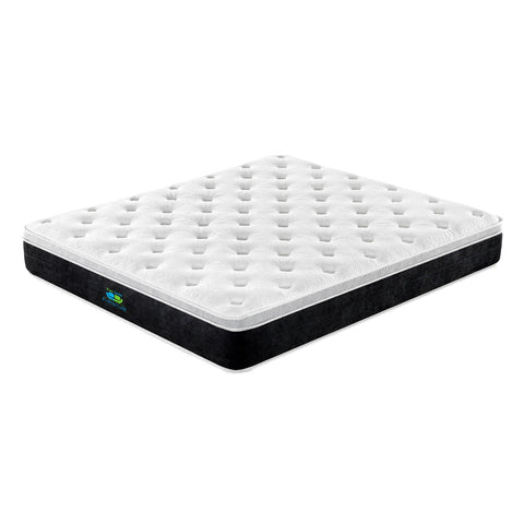 Ever Smile Furniture King Size 30Cm Tencel Latex Soft Pocket Spring Mattress Mattresses