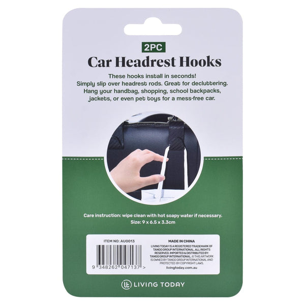 Livingtoday 2Pc Car Headrest Hook Headrests