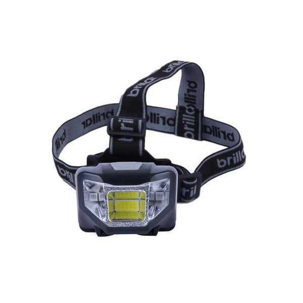 5 Mode Headlamp With Cob Led Technology Blue/Black Head Torches