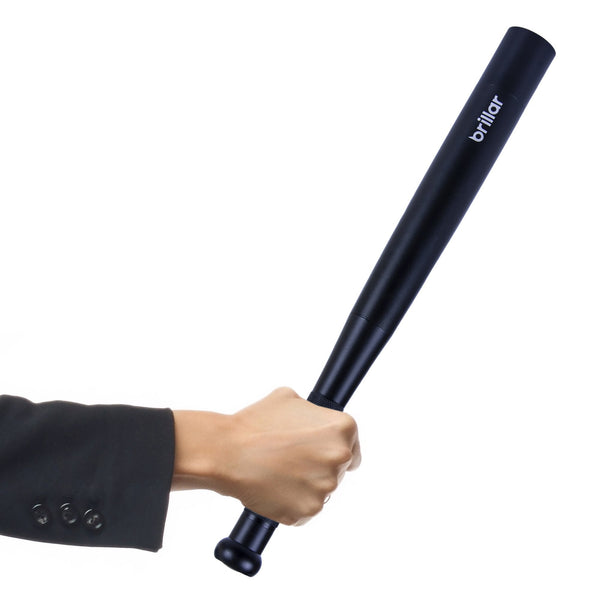 Brillar Aluminium Long Torch Black Flashlights