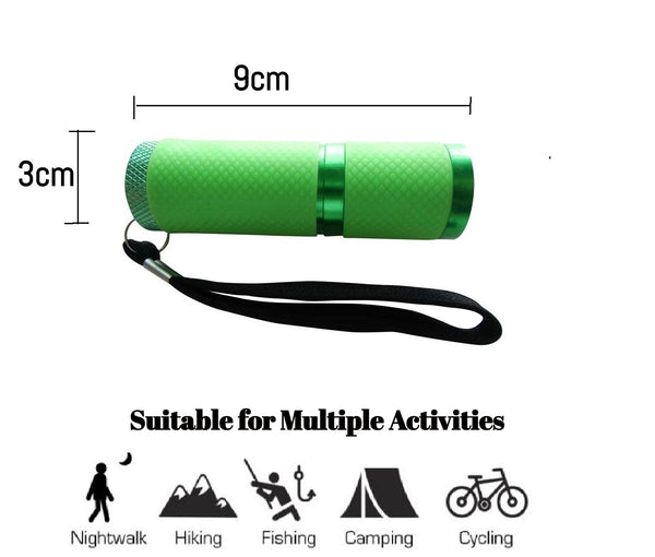 Duo 2 Pack Glow In The Dark Flashlights