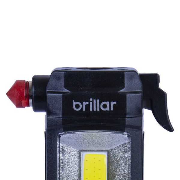 Brillar Emergency Torch Seatbelt Cutter Window Breaker Black Torches & Work Lights