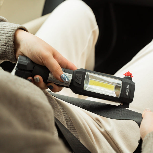 Brillar Emergency Torch Seatbelt Cutter Window Breaker Black Torches & Work Lights