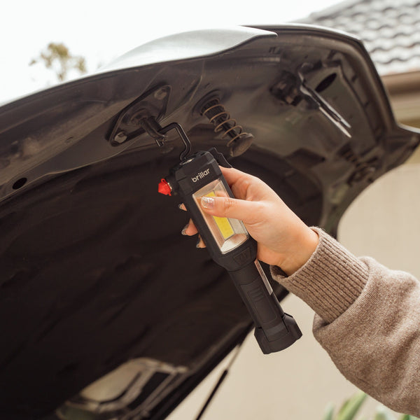 Brillar Emergency Torch Seatbelt Cutter Window Breaker Blue Torches & Work Lights