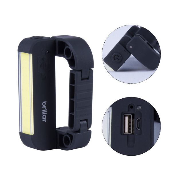 Powerbank Carabiner Light With Cob Led Technology Black/Navy Other Camp Lighting