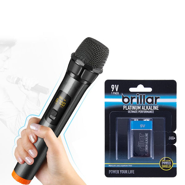 Long Lasting Premium 9 Volt Alkaline Battery Single Use Batteries