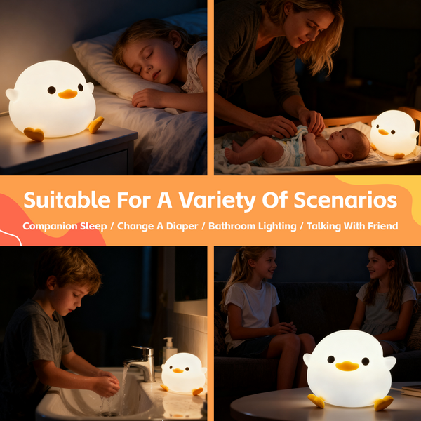 Squishy Cute Duck Night Light Night Lights