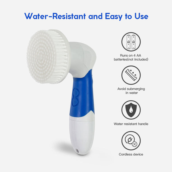 Clevinger Ultimate Spin Facial Cleansing Brush Set 4 Heads Facial Cleansing Devices