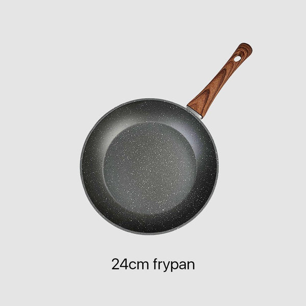 5Pieces Non Stick Marble Coating Saucepan/Casserole/Fry Pan Cookware Set Casserole Pans