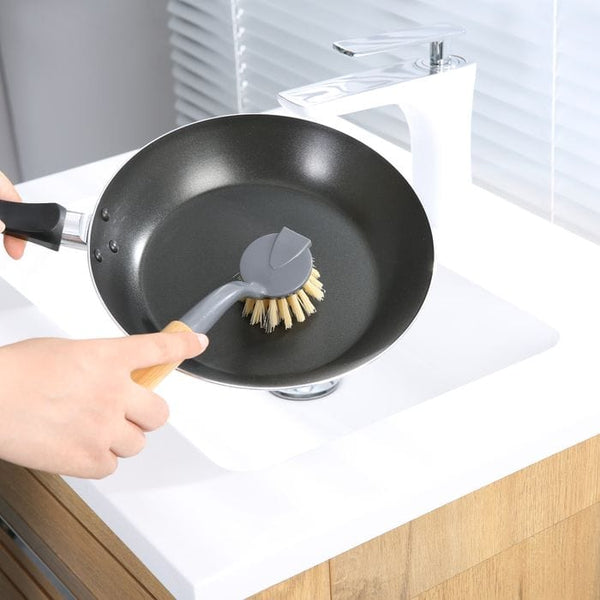 Clevinger Eco Cleaning Bamboo Dish Brush Cleaning Brushes