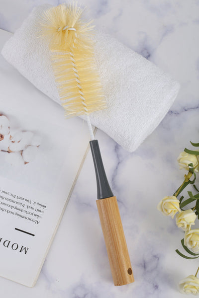 Clevinger Eco Cleaning Bamboo Bottle Brush Cleaning Brushes