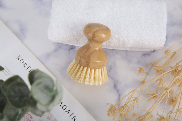 Clevinger Eco Bamboo Pot Brush Cleaning Brushes