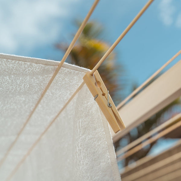 Eco Bamboo Clothes Pegs 50 Pcaks Pegs & Peg Bags