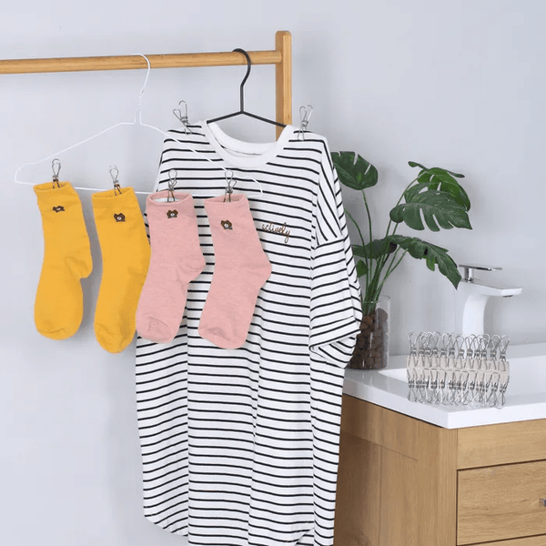 100Pcs Stainless Steel Pegs Pegs & Peg Bags