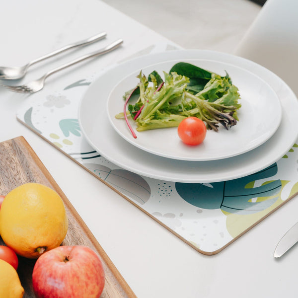 Clevinger Set Of 4 Md Monstera Placemats