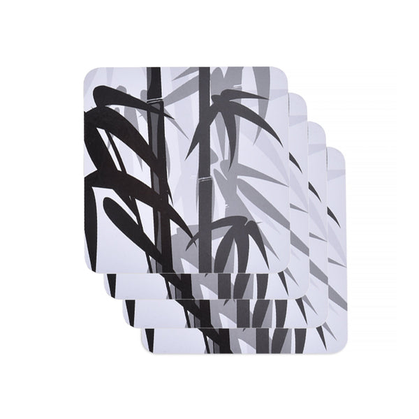 Clevinger Set Of 4 Mdf Bamboo Coasters