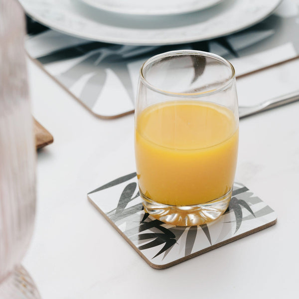 Clevinger Set Of 4 Mdf Bamboo Coasters