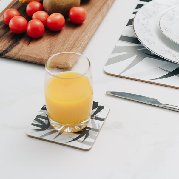 Clevinger Set Of 4 Mdf Bamboo Coasters