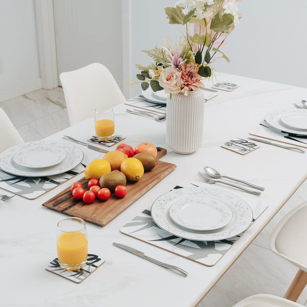 Clevinger Set Of 4 Mdf Bamboo Coasters