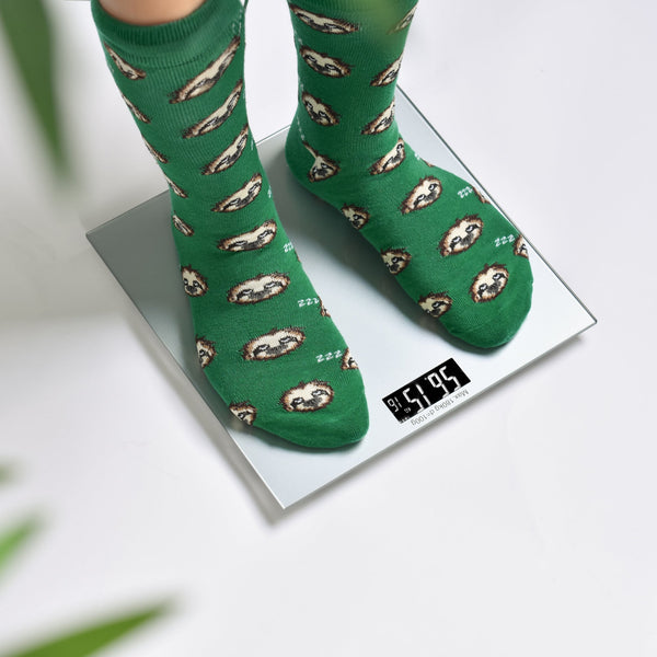 Clevinger Silver Digital Glass Bathroom Scale Max Capacity 180Kg Bathroom Scales