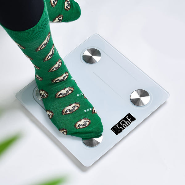 Clevinger Bluetooth Smart Digital Glass Bathroom Scale Max Capacity 180Kg Bathroom Scales