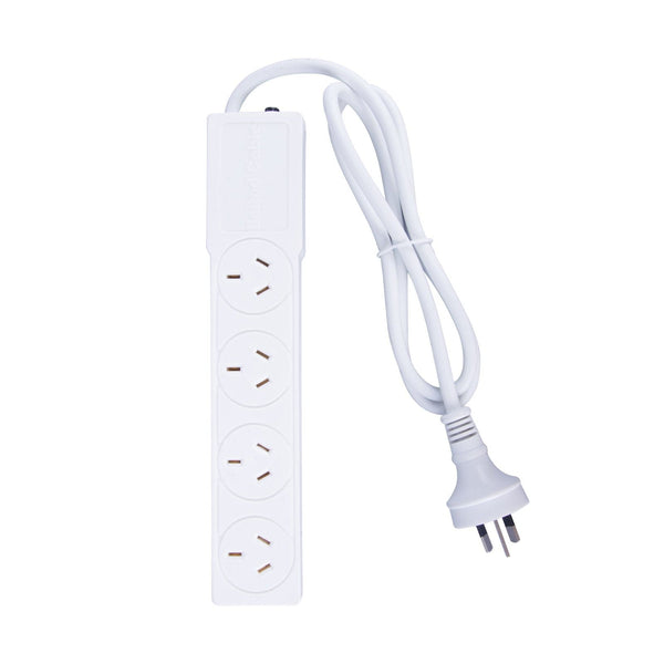 4 Outlet Power Board With 1 Meter Lead Cable Power Strips & Surge Protectors
