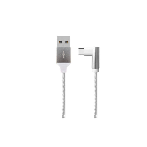 1M Usb A To C Right Angle 90 Degree L Shape Fast Charging Cable Cables & Adapters