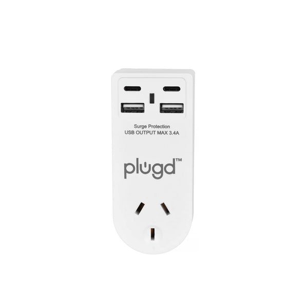 2 Usb A And C Wall Charger With Surge Protection Power Strips & Surge Protectors