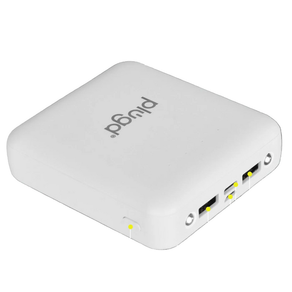 5000Mah Fast Charge Power Bank With 4 Built In Cables And Led Lights Chargers & Cradles