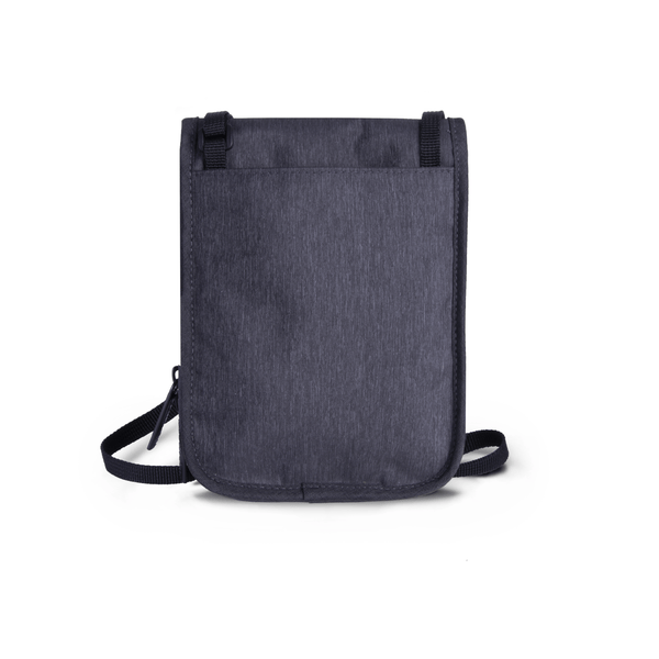 Flightmode Rfid Neck Pouch Charcoal Travel Wallets