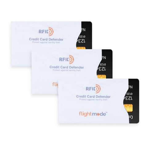 Rfid Card Sleeve 3Pk Business Card Holders