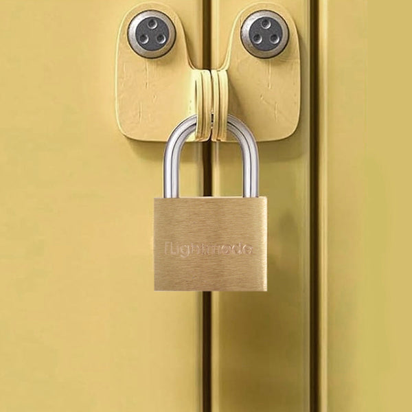 Flightmode Brass Padlock 2 Pack Padlocks