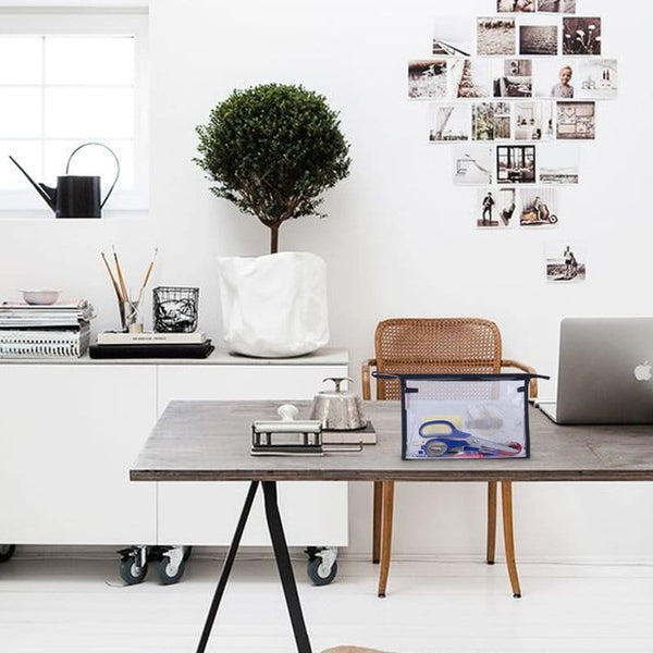 Waterproof Pvc Clear Zippered Carry Pouch Makeup Bags & Cases