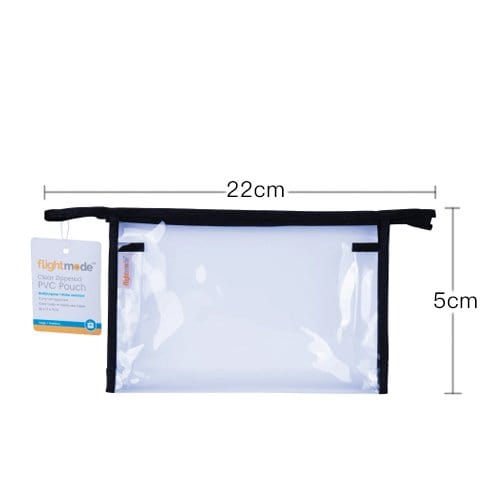 Waterproof Pvc Clear Zippered Carry Pouch Makeup Bags & Cases