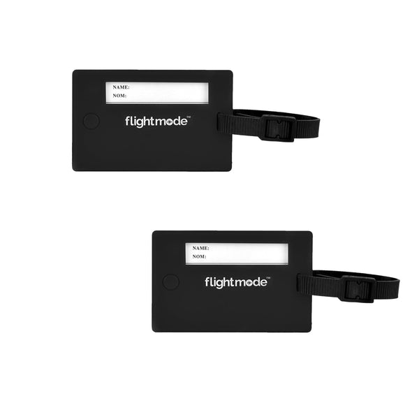 2 Pack Flexible Strap Handy Swivel Id Tags Id & Document Holders