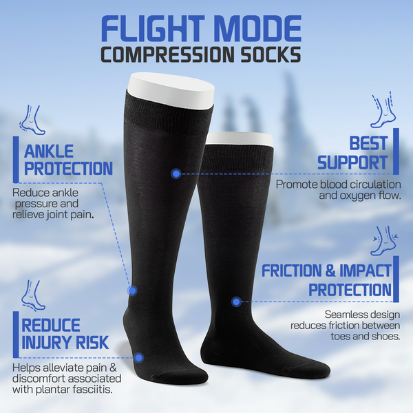 Travel Anti Fatigue Flight Compression M Socks