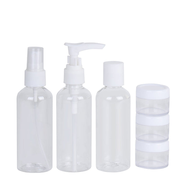 6 Pcs Travel Bottle Set With Pvc Storage Bag Travel Bottles & Containers