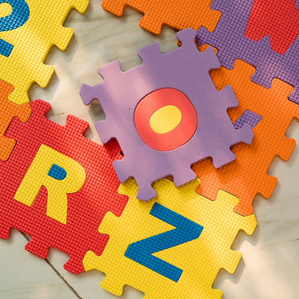 Kids Eva Mini Alphabet And Numbers 36 Pack Playmats & Jigsaw Mats