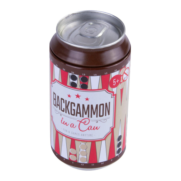 Backgammon In A Can Travel Board Game Board Games
