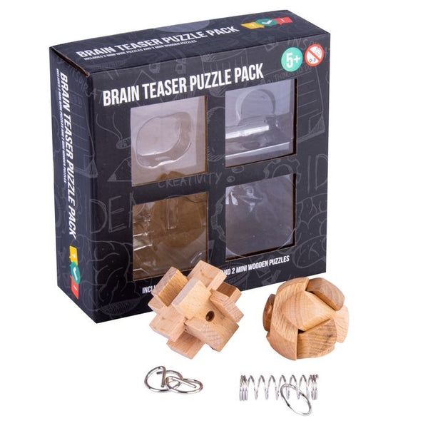 Brain Storm Mini Teaser Puzzle 4 Pack Puzzles