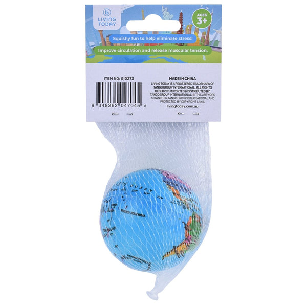 Living Today Globe Stress Ball Squeezable Stress Relievers