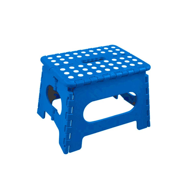 Plastic Folding Stool Portable Chair Outdoor Camping Blue Camping Chairs