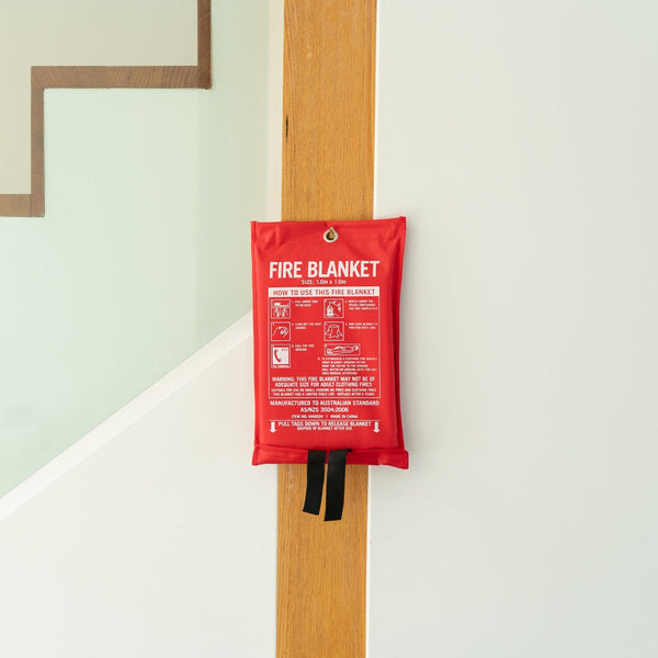 Fibreglass Fire Extinguishing Blanket For Home Car Boat Caravan Safety 1M X Other Emergency Equipment