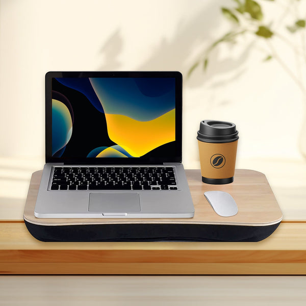 Bamboo Laptop Pc Table Tray Workstation Stands Holders & Car Mounts