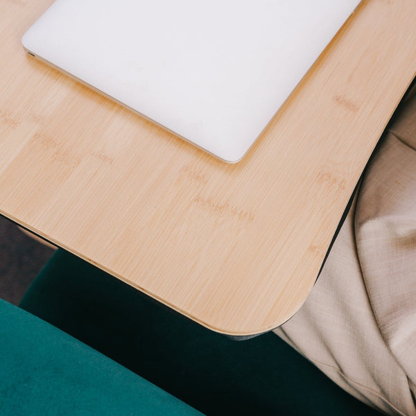 Bamboo Laptop Pc Table Tray Workstation Stands Holders & Car Mounts