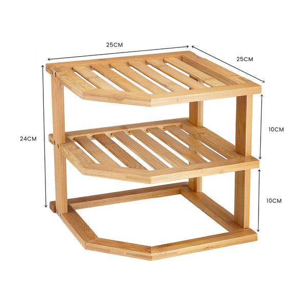 3 Tiers Bamboo Kitchen Rack Storage Other Kitchen Storage